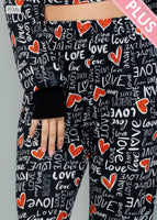 
              SALE $10! Heart and Love Lounge Print Pants
            