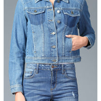 Cello Jeans Fitted Denim Jacket