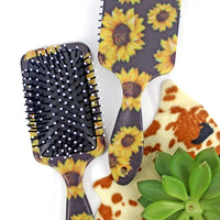 Sunflower Paddle Hair Brush