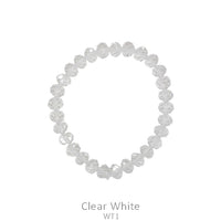 Clear Crystal Stretch Bead Bracelet