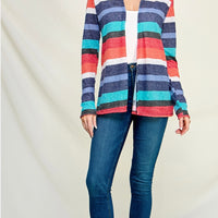 Stripe Knit Cardigan