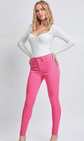 
              Fiery Coral Hyperstretch Skinny Jeans
            