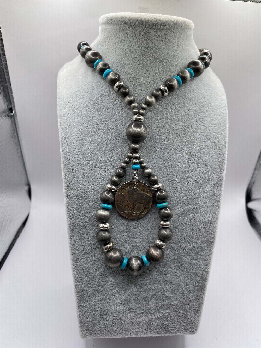 Buffalo Navajo Necklace