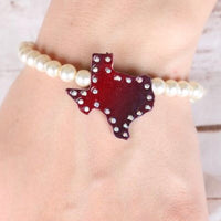 Red &Black Ombré Texas Bracelet
