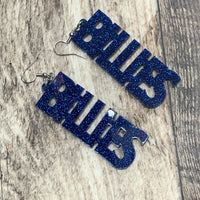 Billies Acrylic Pendant or Earrings