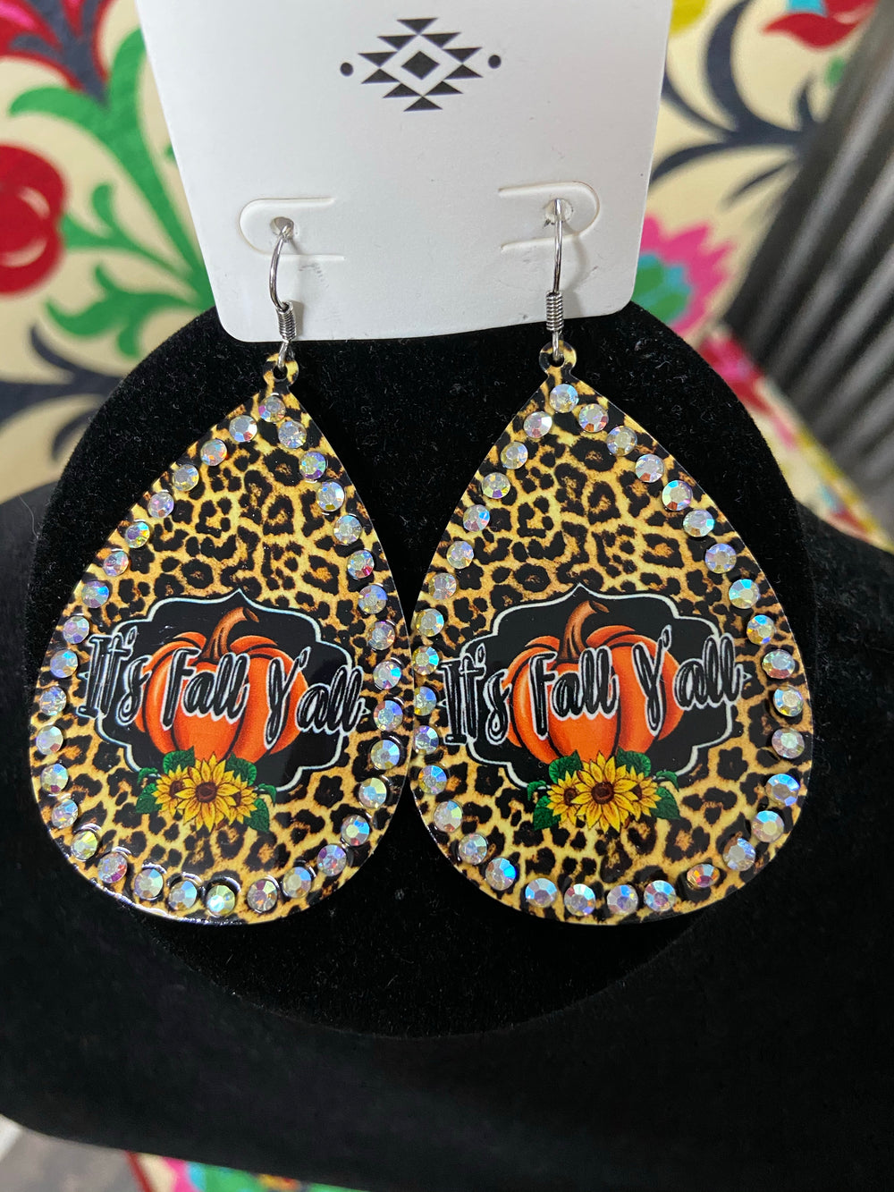 It's Fall Y'all Leopard Print Earrings