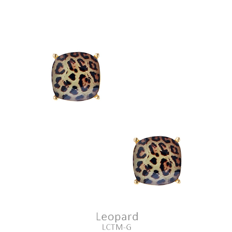 Leopard Studs