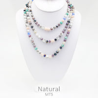 
              60 inch Crystal Bead Necklace--many colors!
            